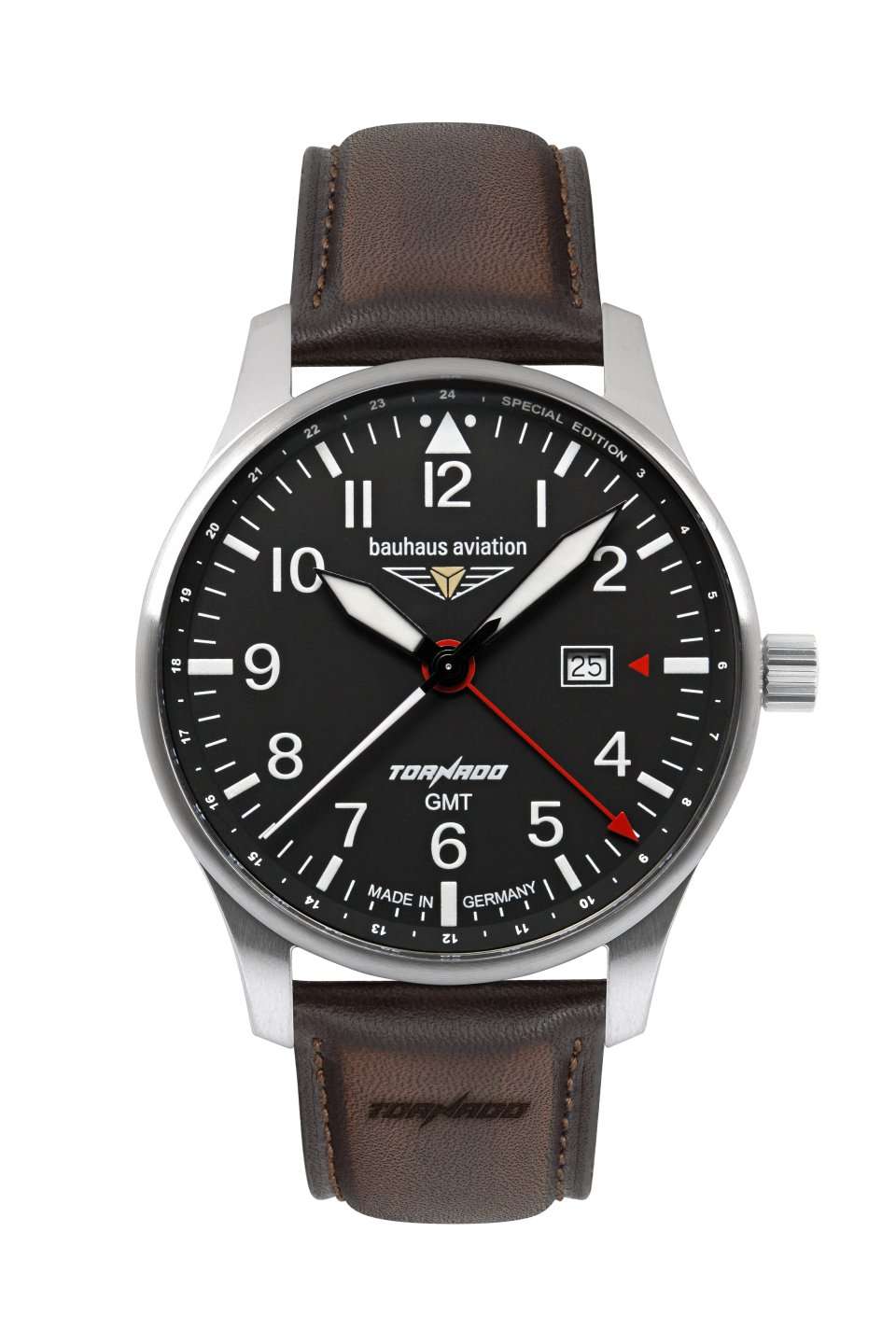 Bauhaus Aviation Tornado GMT Watch 27442 Image 1