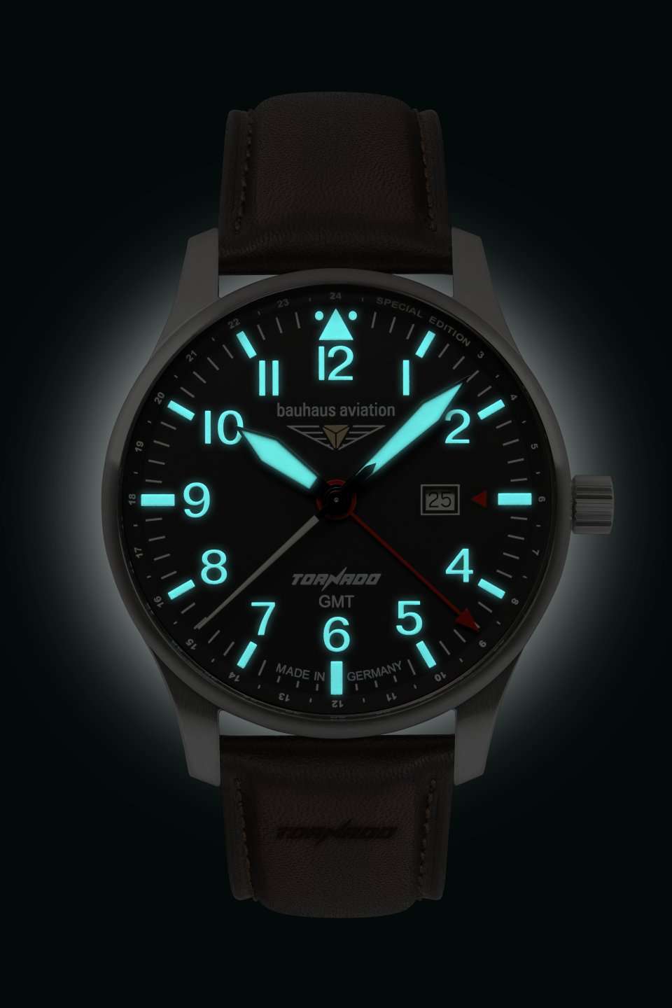Bauhaus Aviation Tornado GMT Watch 27442 Image 2
