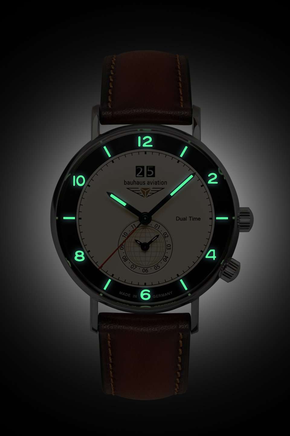 Bauhaus Aviation Vintage Pilot Watch 24462 Image 2