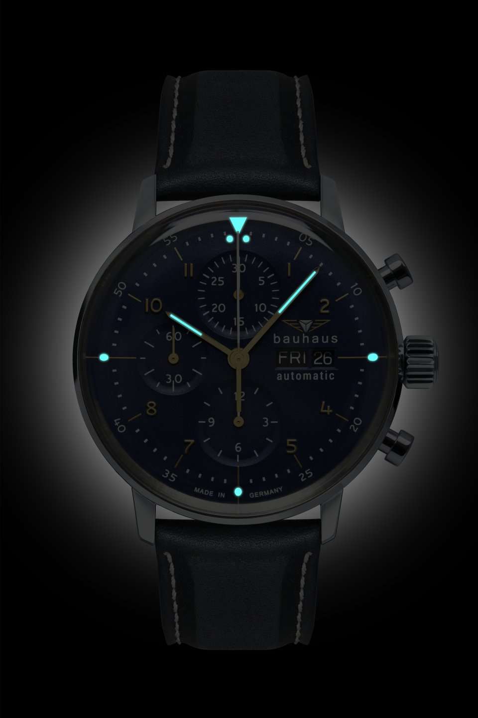 Bauhaus Dessau Automatic Chronograph Watch 20183 Image 2