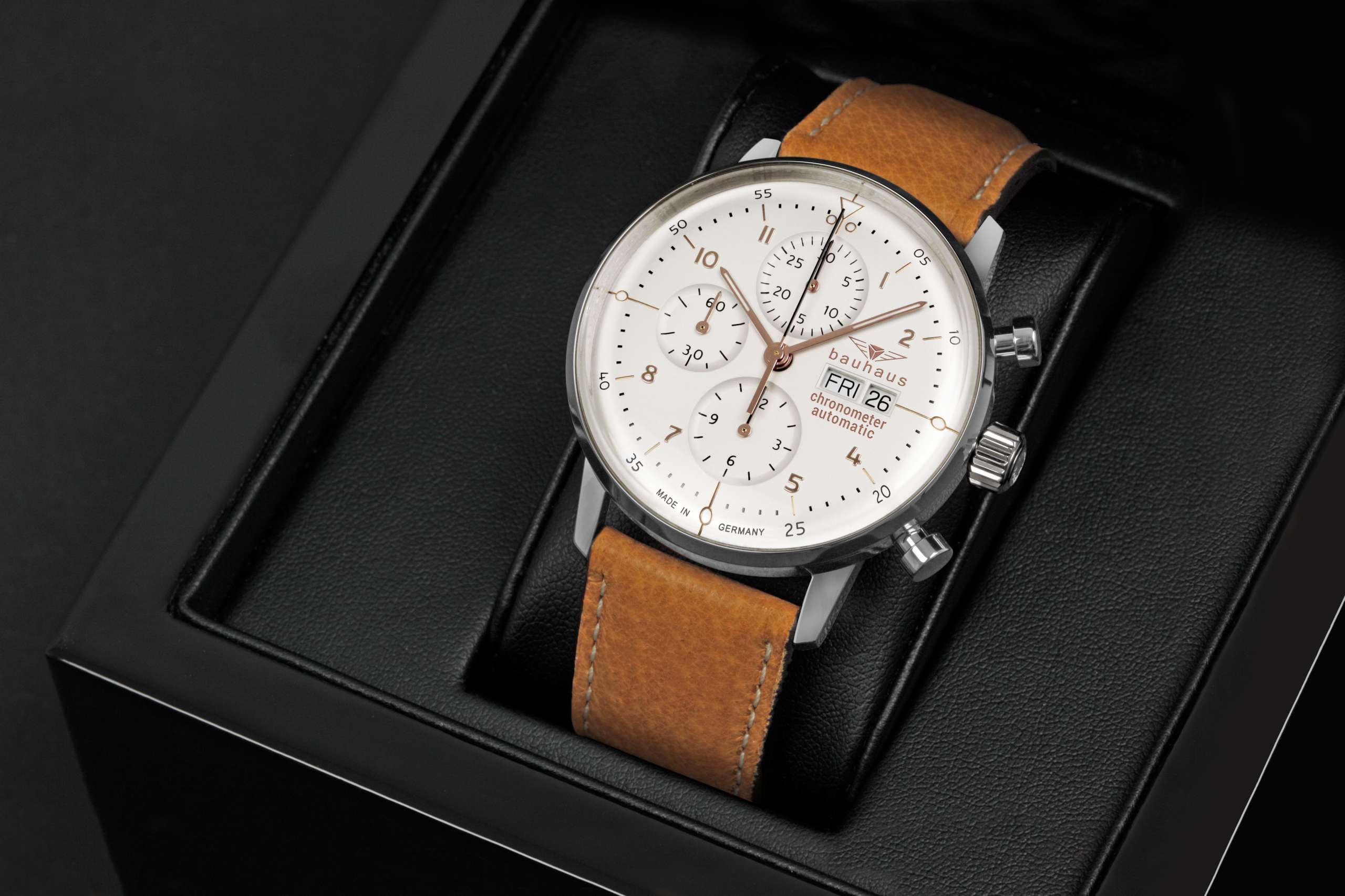 Bauhaus Dessau Automatic Chronograph Watch 20205 Image 4