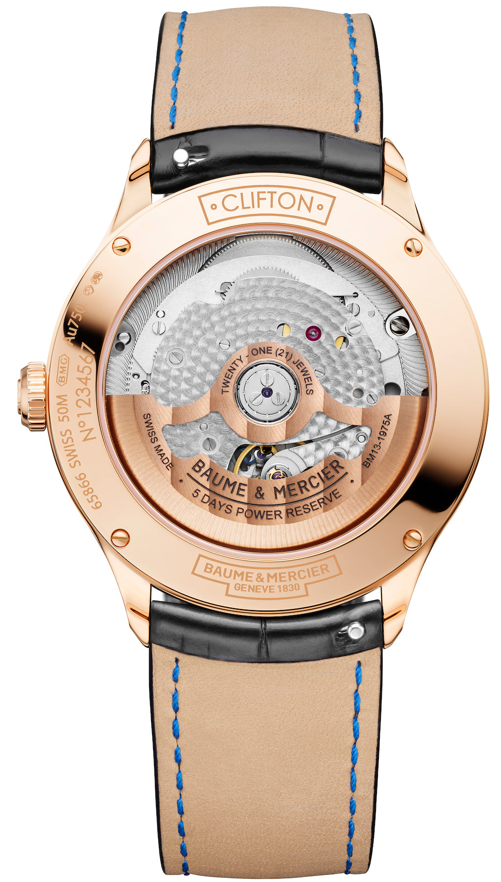 Baume et Mercier Clifton Baumatic 18ct Watch 10469 Image 2