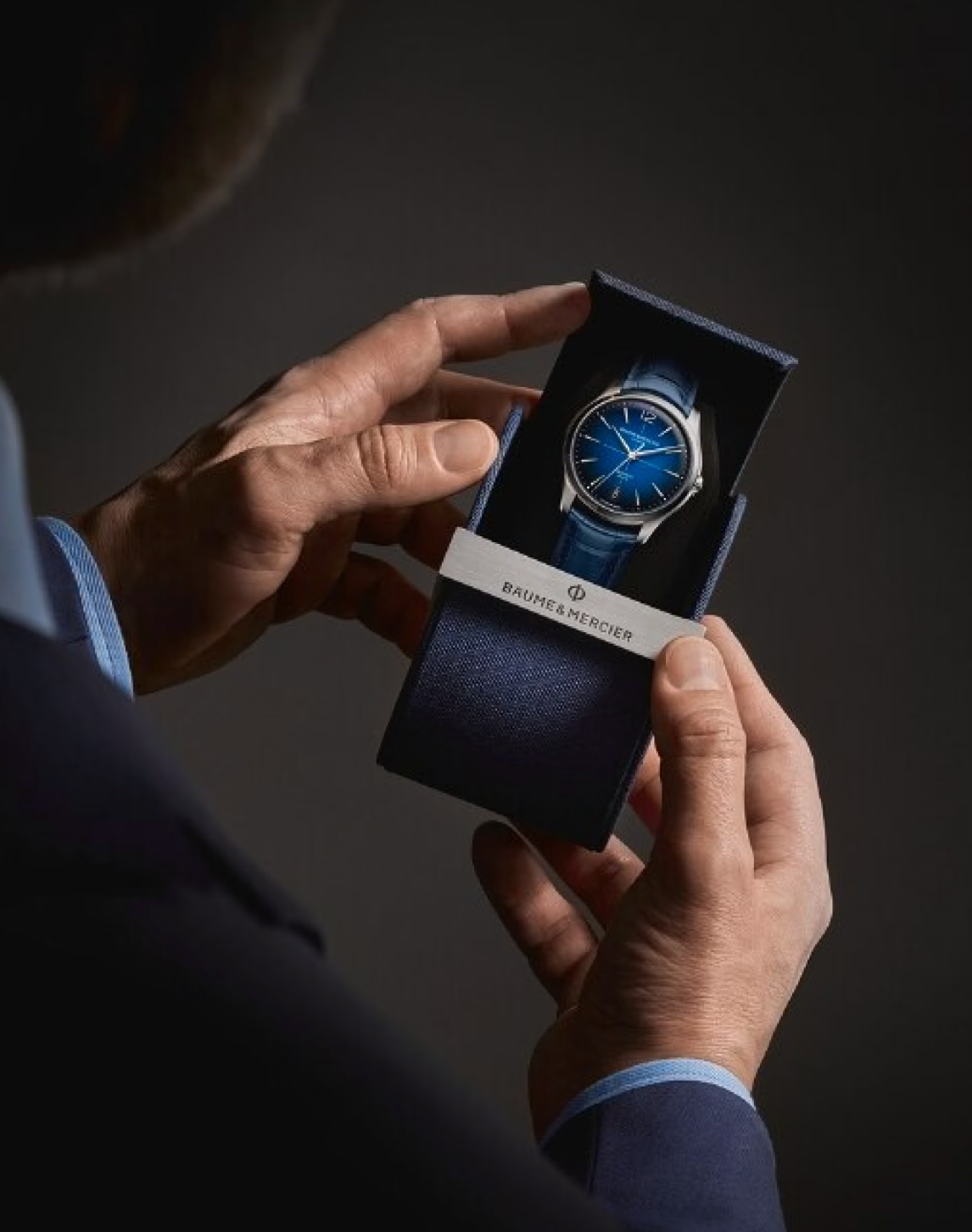Baume et Mercier Clifton Baumatic Blue Watch BMR-461 Image 4