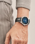 Baume et Mercier Clifton Baumatic Cadran Blue Watch 10467 Image 4