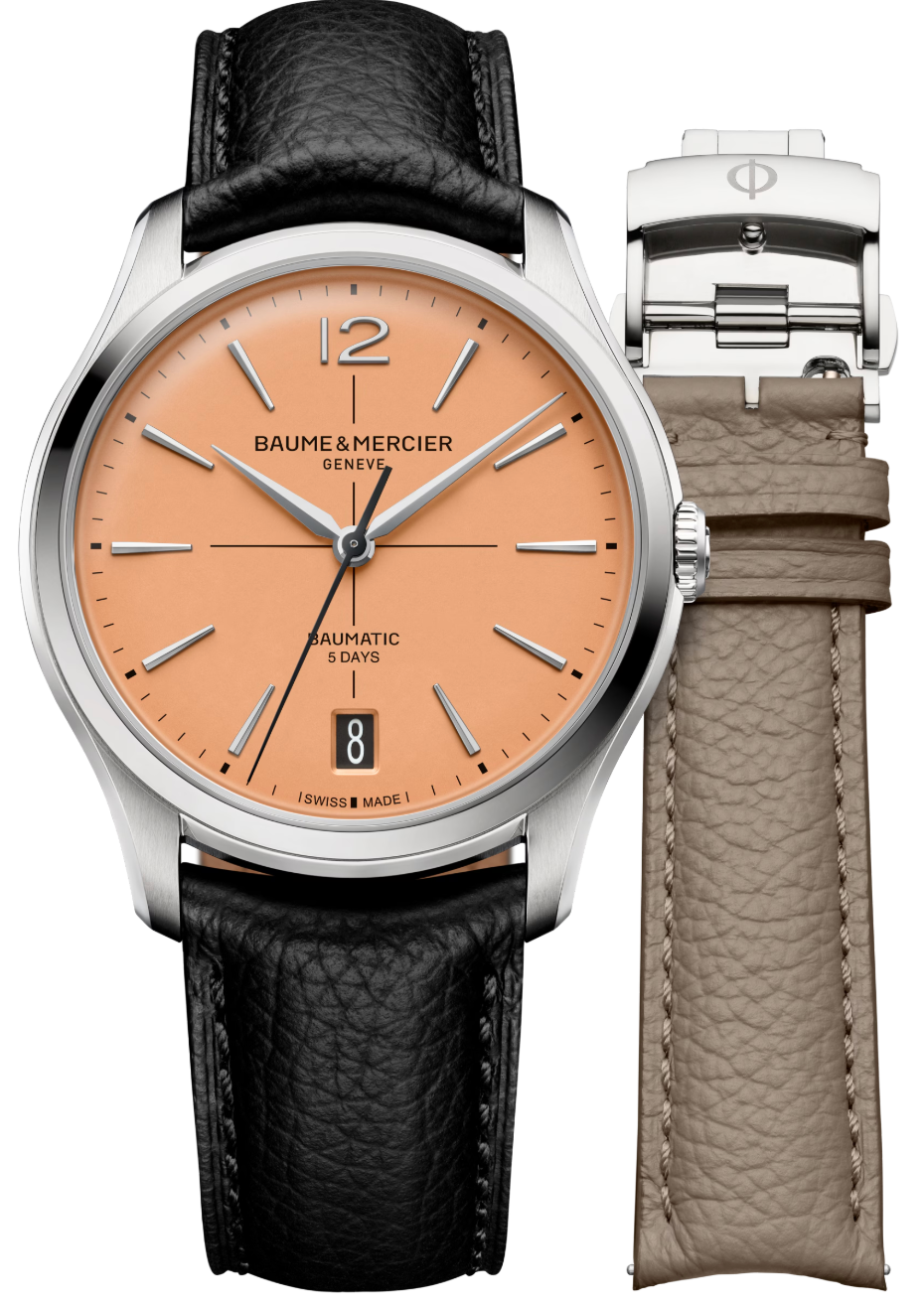 Baume et Mercier Clifton Baumatic Salmon Limited Edition Watch BMR-460 Image 1