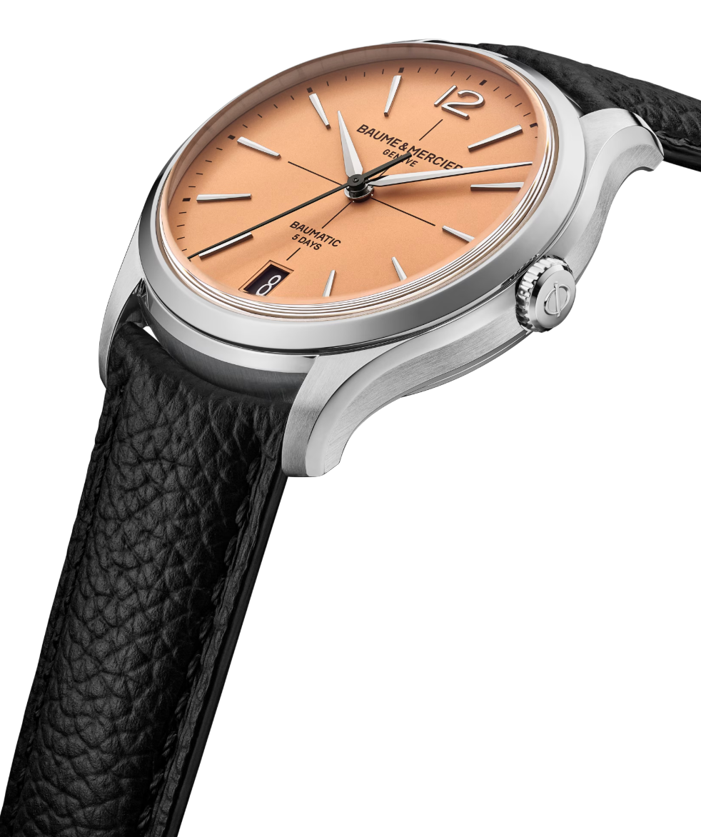 Baume et Mercier Clifton Baumatic Salmon Limited Edition Watch BMR-460 Image 4