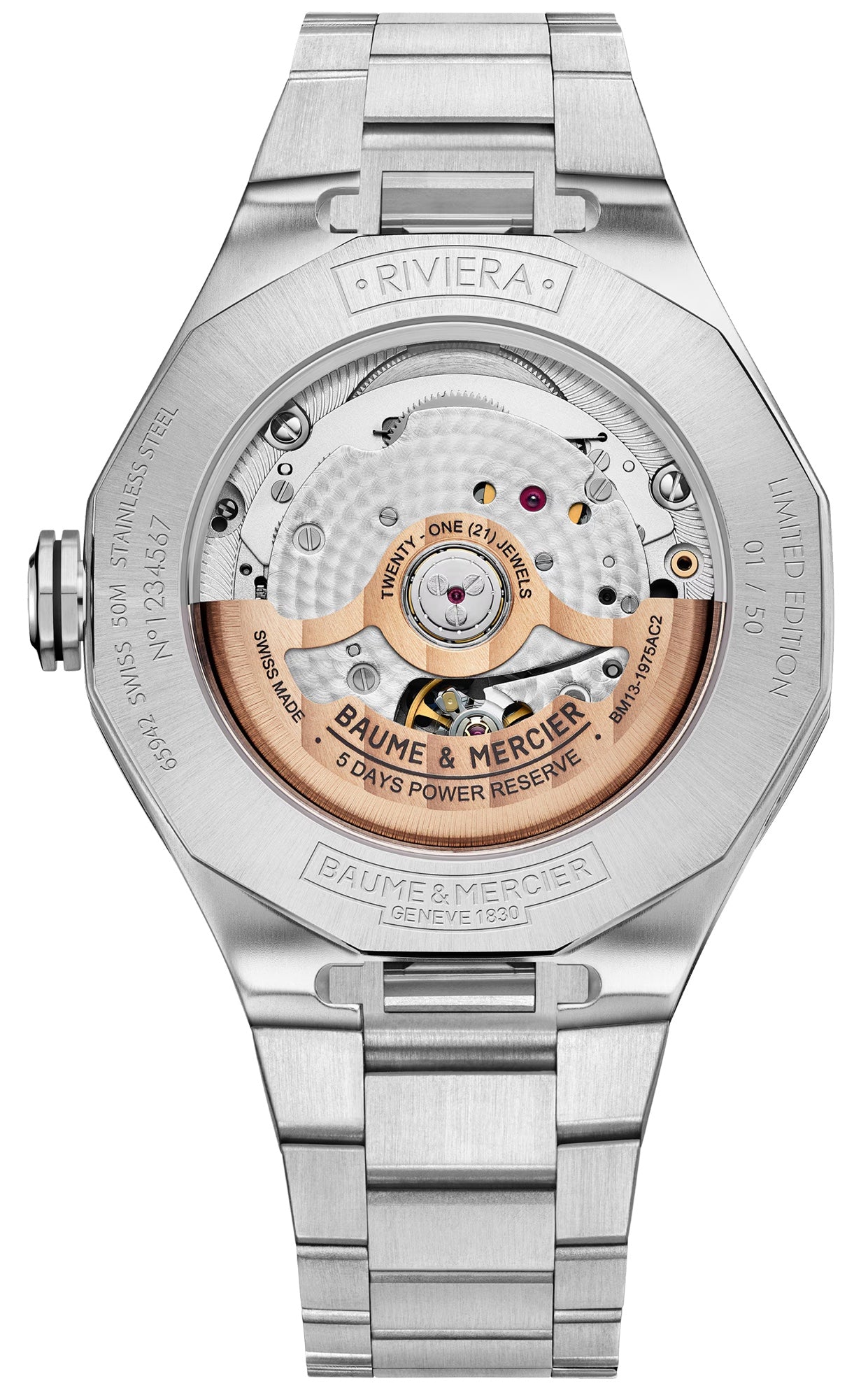 Baume et Mercier Riviera Automatic Perpetual Calender Watch 10786 Image 2
