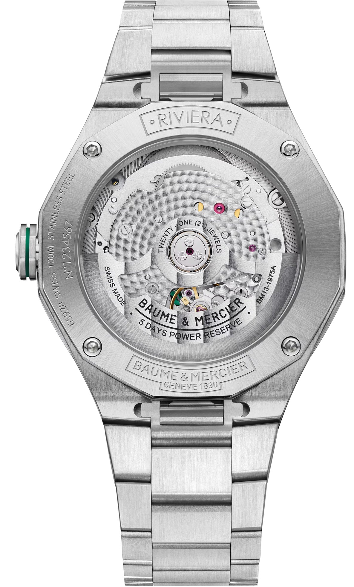 Baume et Mercier Riviera Smokey Green Watch 10770 Image 2