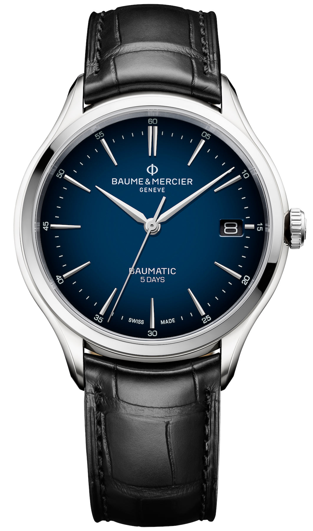 Baume et Mercier Watch Clifton Baumatic Cadran Blue M0A10510 Image 1