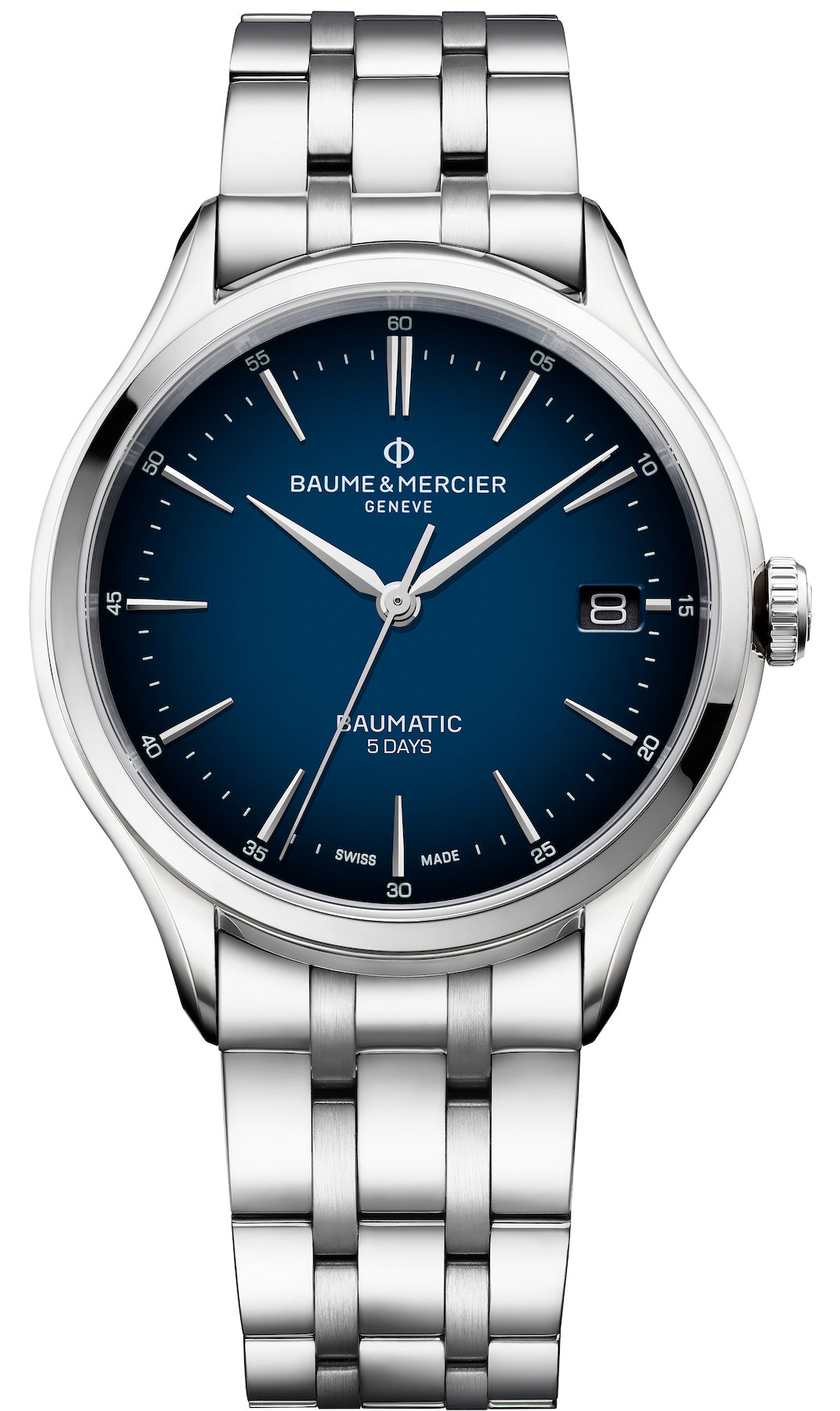 Baume et Mercier Watch Clifton Baumatic Cadran Blue M0A10511 Image 1