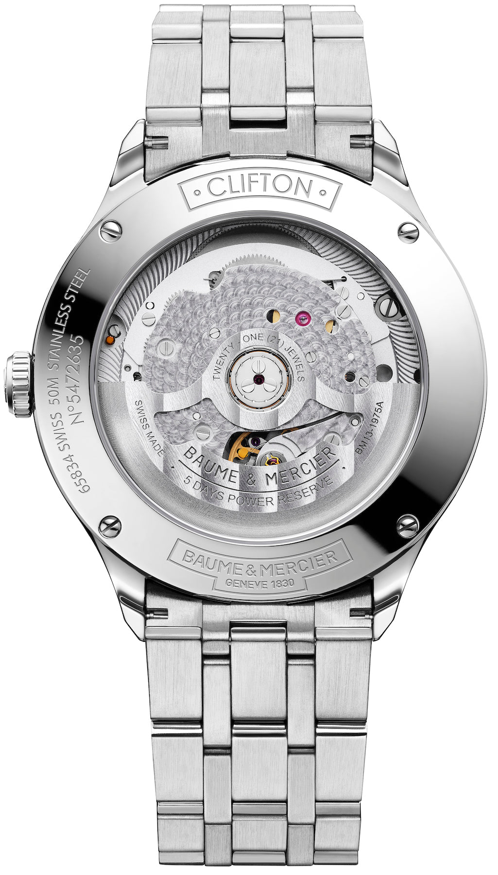 Baume et Mercier Watch Clifton Baumatic Cadran Blue M0A10511 Image 2