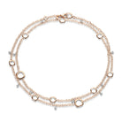 Bigli Elements 18ct Rose Gold and White Gold Diamond Necklace BIG-003 Image 1