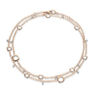 Bigli Elements 18ct Rose Gold and White Gold Diamond Necklace BIG-003 Image 1