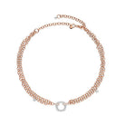 Bigli Elements 18ct Rose Gold and White Gold Diamond Necklace BIG-004 Image 1