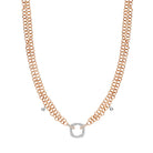 Bigli Elements 18ct Rose Gold and White Gold Diamond Necklace BIG-004 Image 2