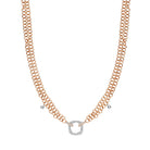 Bigli Elements 18ct Rose Gold and White Gold Diamond Necklace BIG-004 Image 2