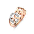 Bigli Elements 18ct Rose Gold and White Gold Diamond Ring BIG-012 Image 2