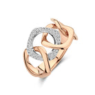Bigli Elements 18ct Rose Gold and White Gold Diamond Ring BIG-030 Image 2
