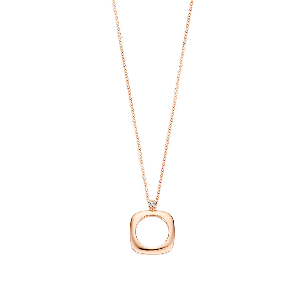 Bigli Elements 18ct Rose Gold Diamond Pendant BIG-005 Image 1