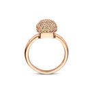 Bigli Mini Sweety 18ct Rose Gold Brown Diamond Ring BIG-150 Image 2