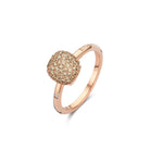 Bigli Mini Sweety 18ct Rose Gold Brown Diamond Ring BIG-152 Image 1