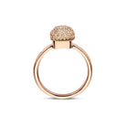 Bigli Mini Sweety 18ct Rose Gold Brown Diamond Ring BIG-152 Image 2