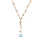 Bigli Mini Sweety 18ct Rose Gold Diamond Necklace BIG-108 Image 1