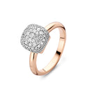 Bigli Mini Sweety 18ct Rose Gold Diamond Ring BIG-151 Image 1