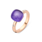 Bigli Mini Sweety Amethyst and Lapis 18ct Rose Gold Diamond Ring BIG-130 Image 1
