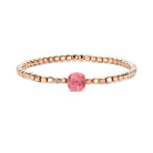 Bigli Mini Sweety Ruby and Rock Crystal 18ct Rose Gold and Diamond Bracelet BIG-089 Image 1