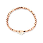 Bigli Mini Sweety Rutile Quartz and Mother Of Pearl 18ct Rose Gold and Diamond Bracelet BIG-107 Image 3