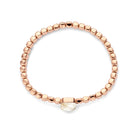 Bigli Mini Sweety Rutile Quartz and Mother Of Pearl 18ct Rose Gold and Diamond Bracelet BIG-107 Image 3