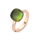 Bigli Mini Sweety Tourmaline and Mother of Pearl 18ct Rose Gold Diamond Ring BIG-138 Image 1