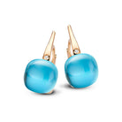 Bigli Mini Sweety Turquoise 18ct Rose Gold Diamond Earrings BIG-125 Image 1