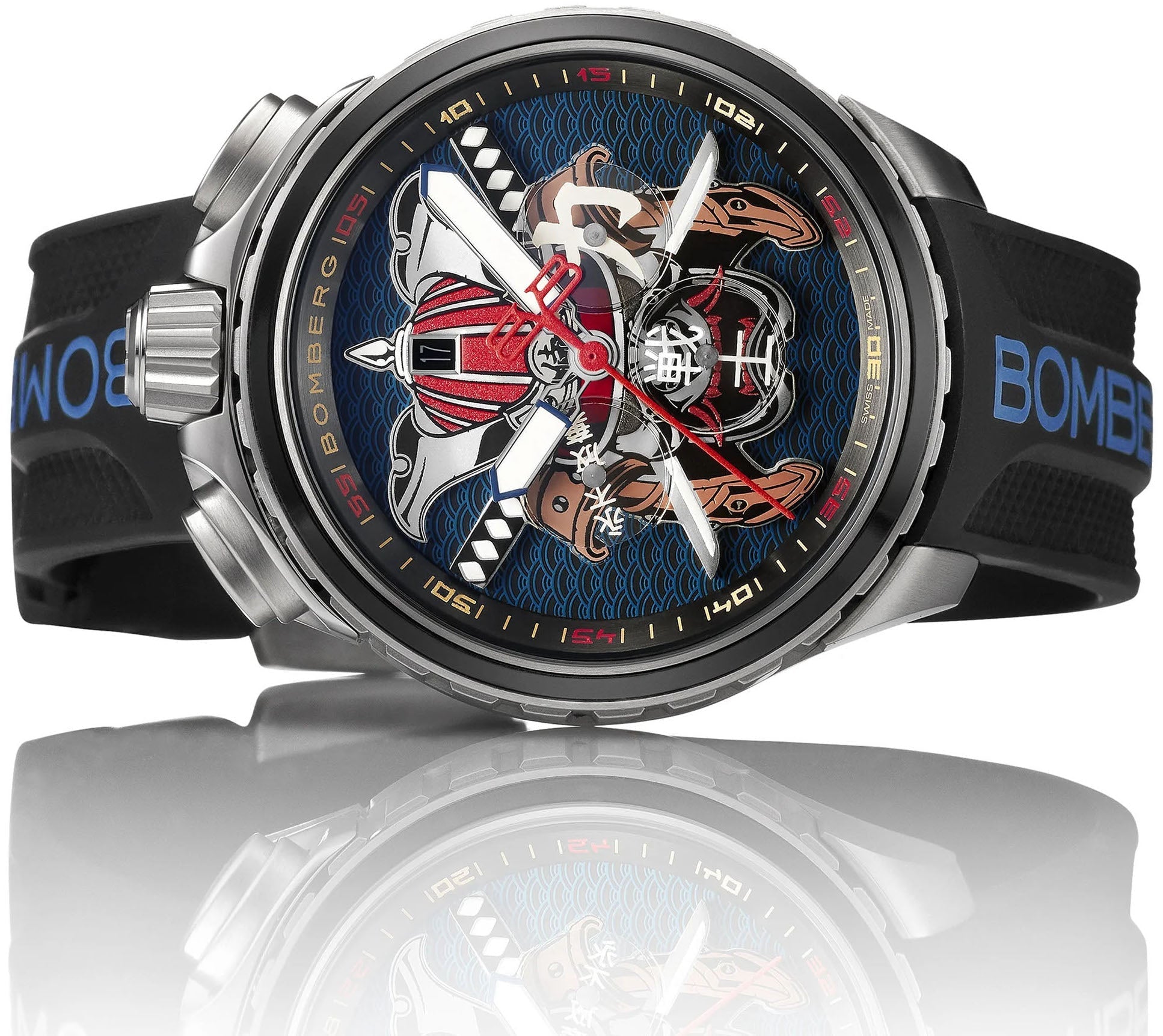 Bomberg Bolt-68 Heritage Golden Samurai Limited Edition Watch BS45CHSS.071-2.12 Image 5
