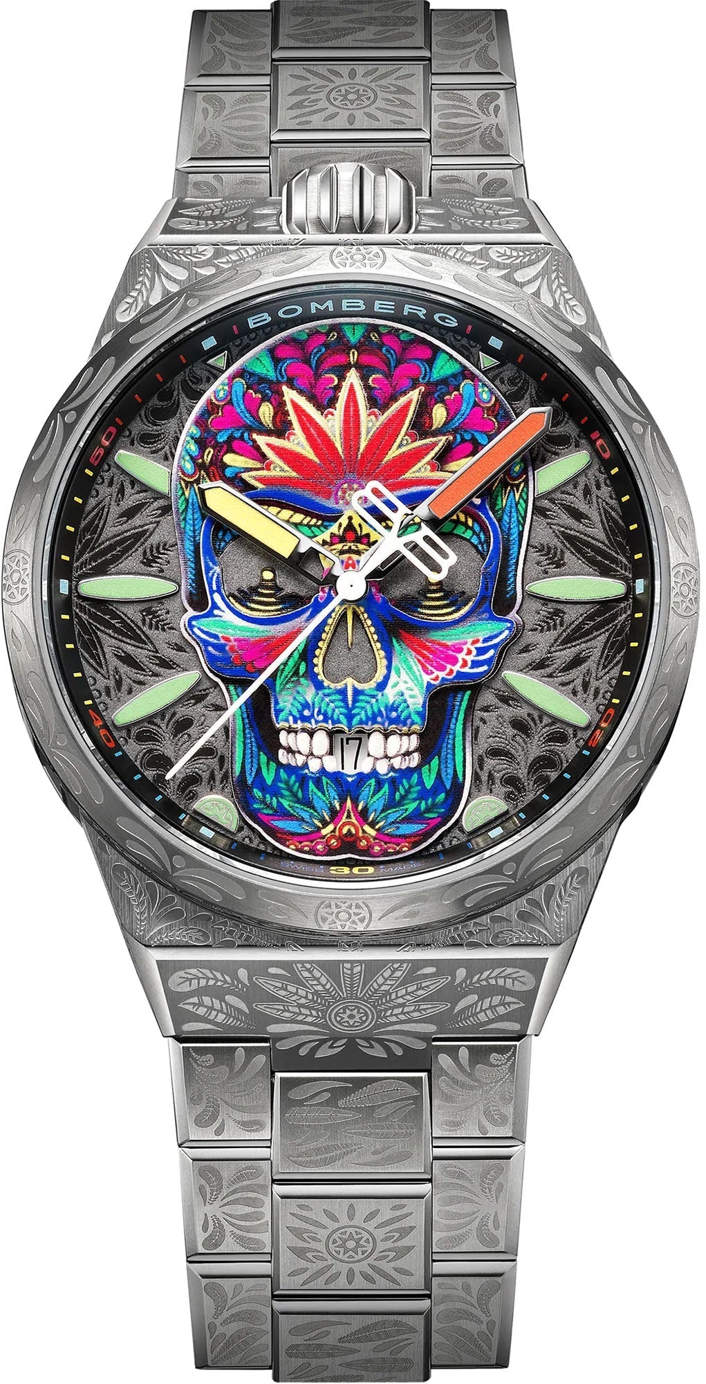 Bomberg Bolt-68 Neo Tattooed Skul II Limited Edition Watch BF43H3SS.07-3.12 Image 1