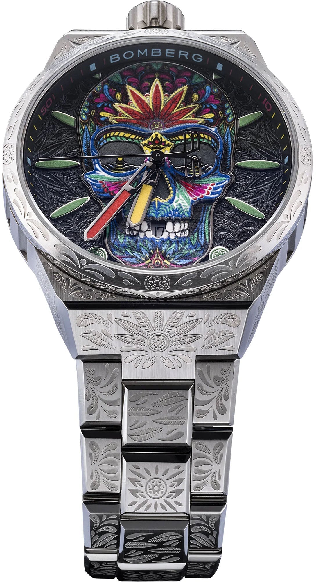 Bomberg Bolt-68 Neo Tattooed Skul II Limited Edition Watch BF43H3SS.07-3.12 Image 4