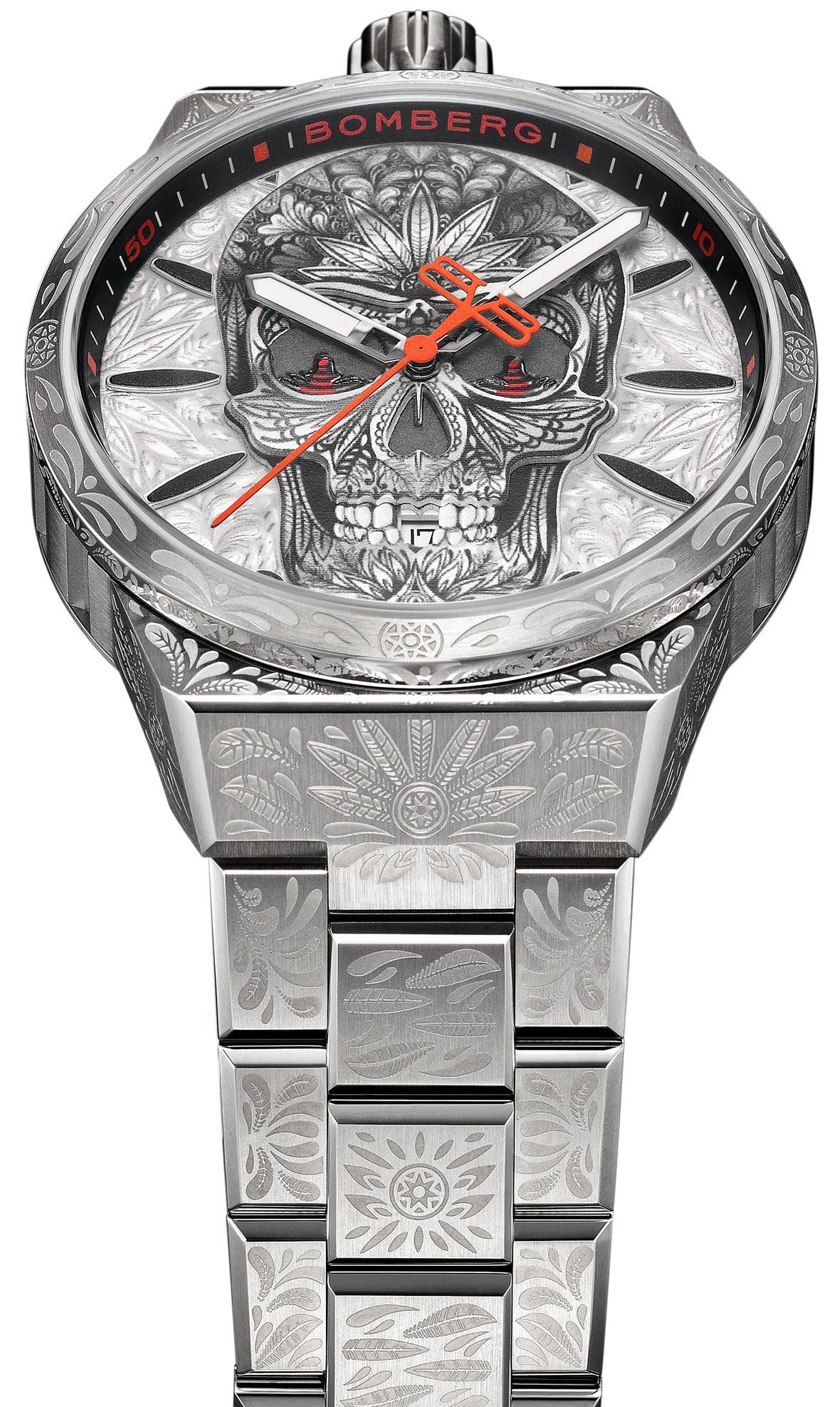 Bomberg Bolt-68 Neo Tattooed Skull Limited Edition Watch BF43H3SS.07-2.12 Image 2