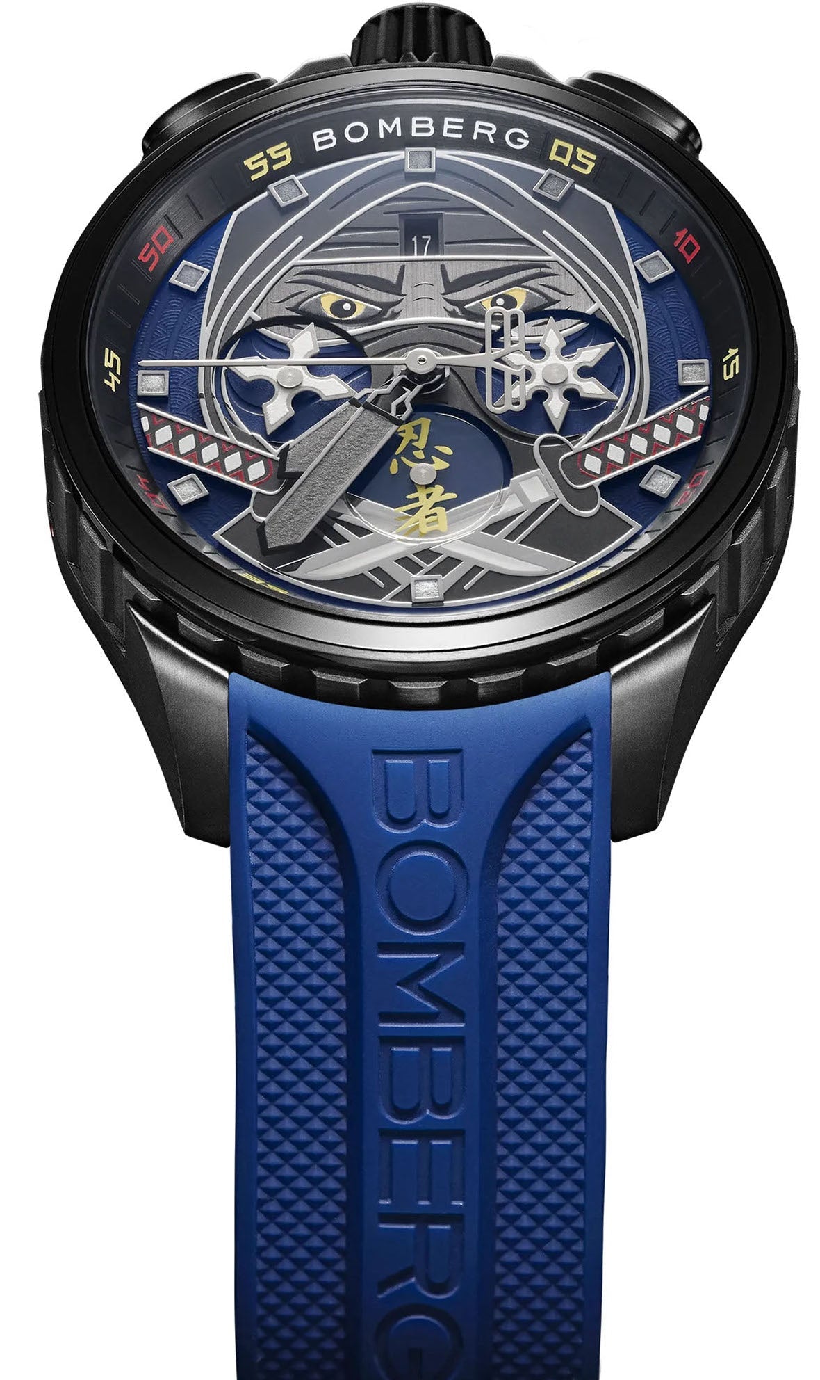 Bomberg Bolt-68 Ninja Blue Limited Edition Watch BS45CHPBA.069-2.12 Image 2