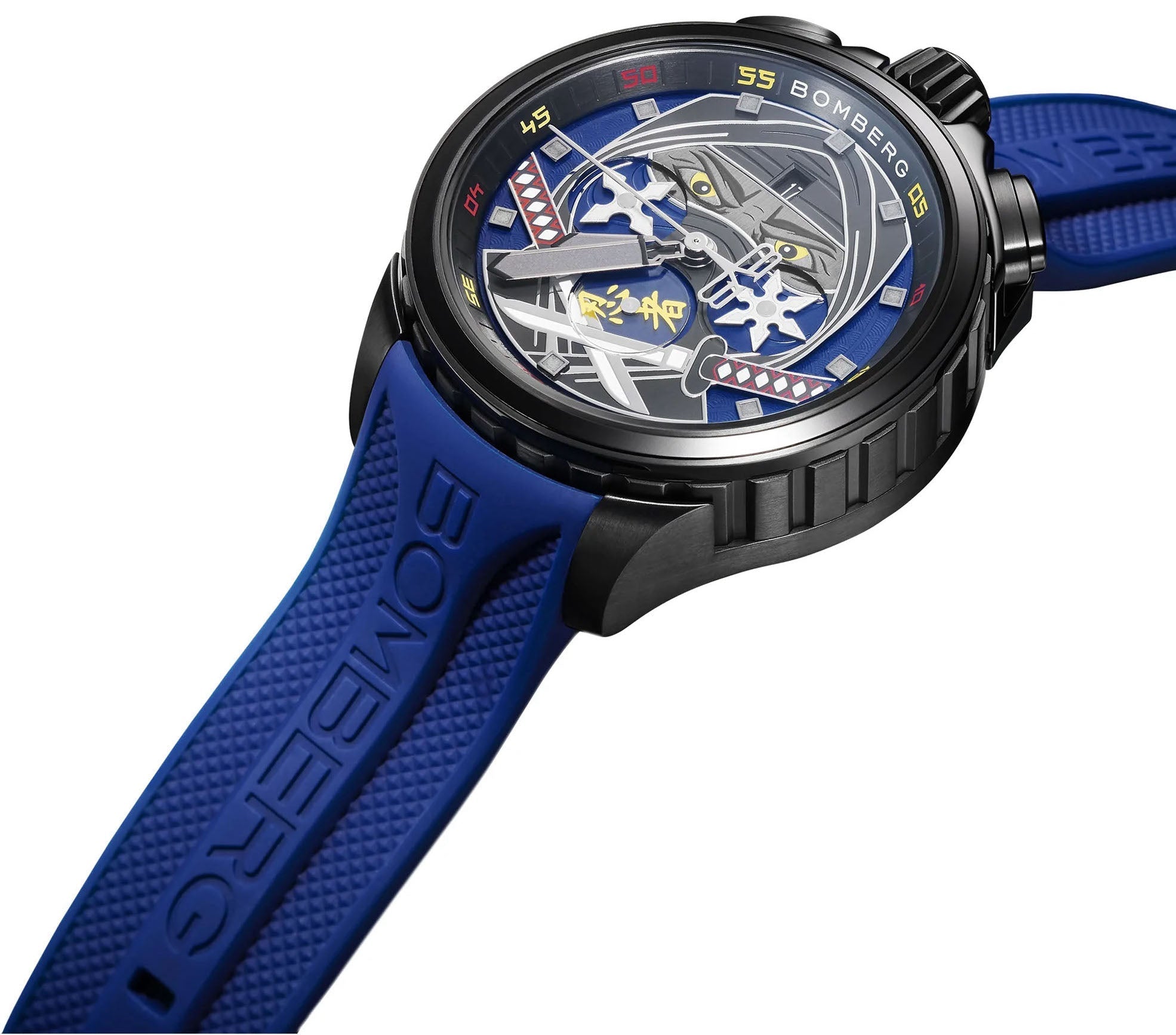 Bomberg Bolt-68 Ninja Blue Limited Edition Watch BS45CHPBA.069-2.12 Image 4
