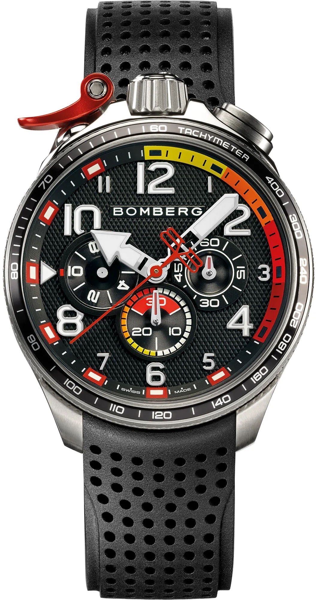 Bomberg Bolt-68 Racing Black & Red Watch BS45CHSP.059-2.10 Image 1