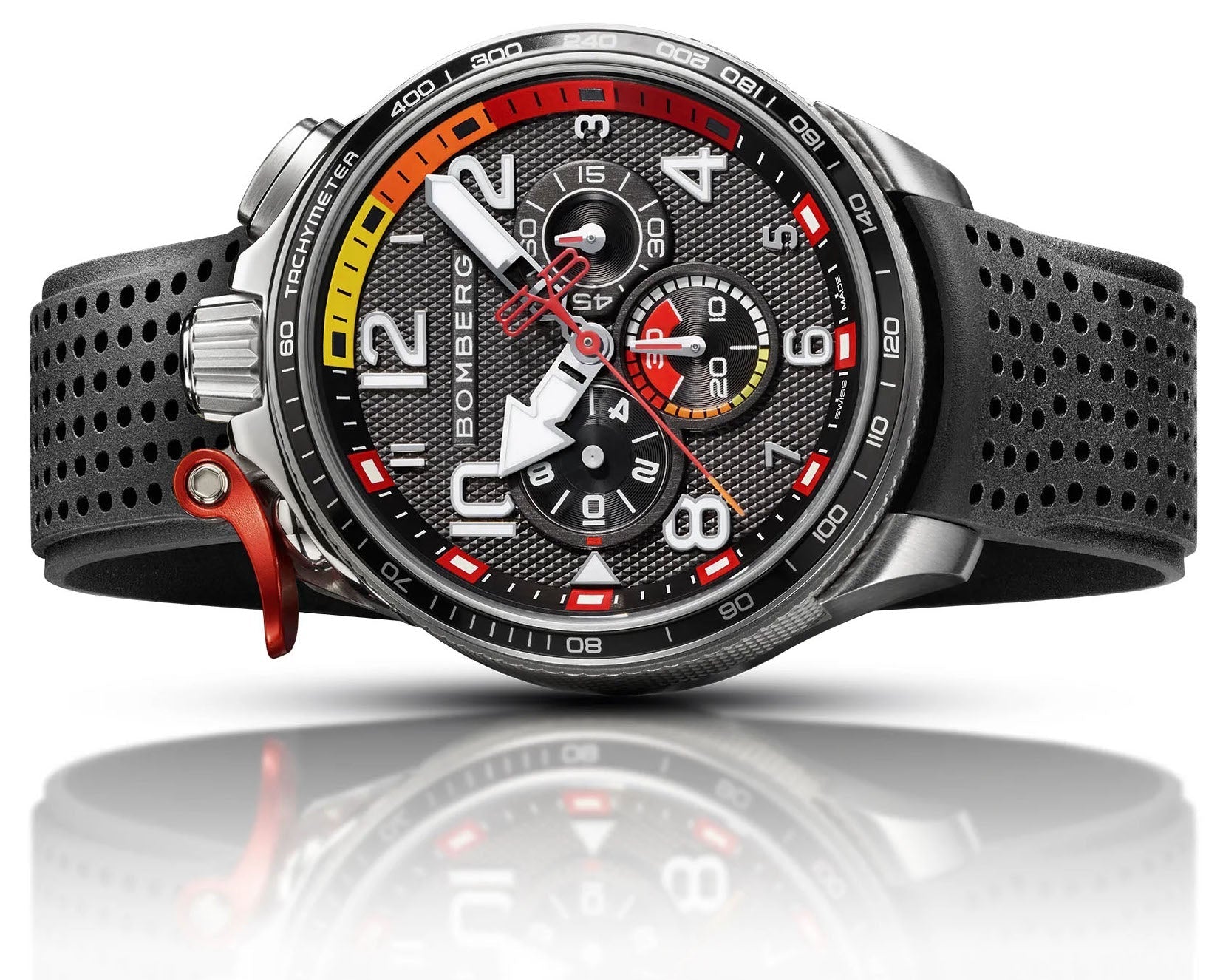 Bomberg Bolt-68 Racing Black & Red Watch BS45CHSP.059-2.10 Image 3