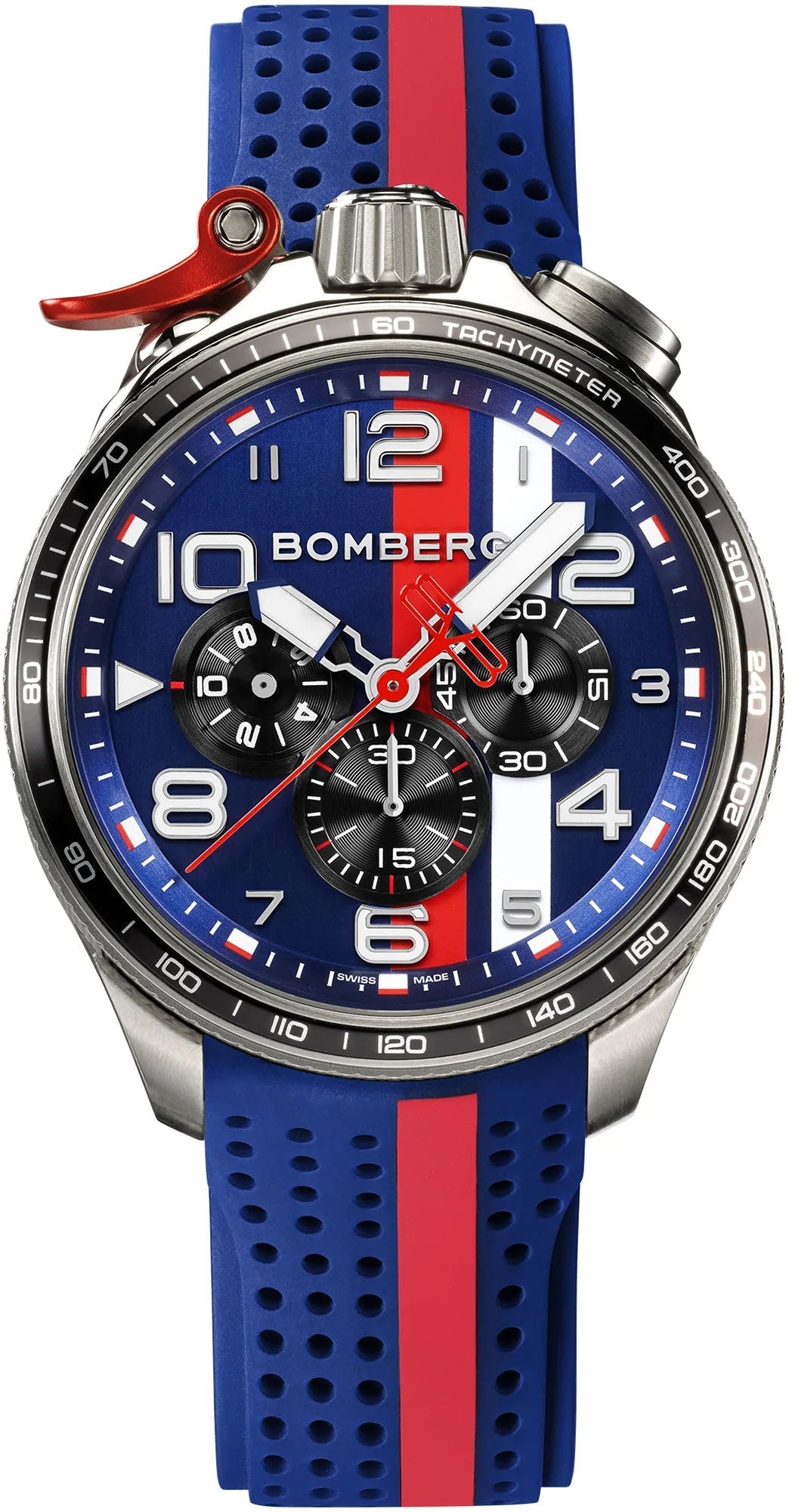 Bomberg Bolt-68 Racing Red Stripe Watch BS45CHSP.059-8.10 Image 1