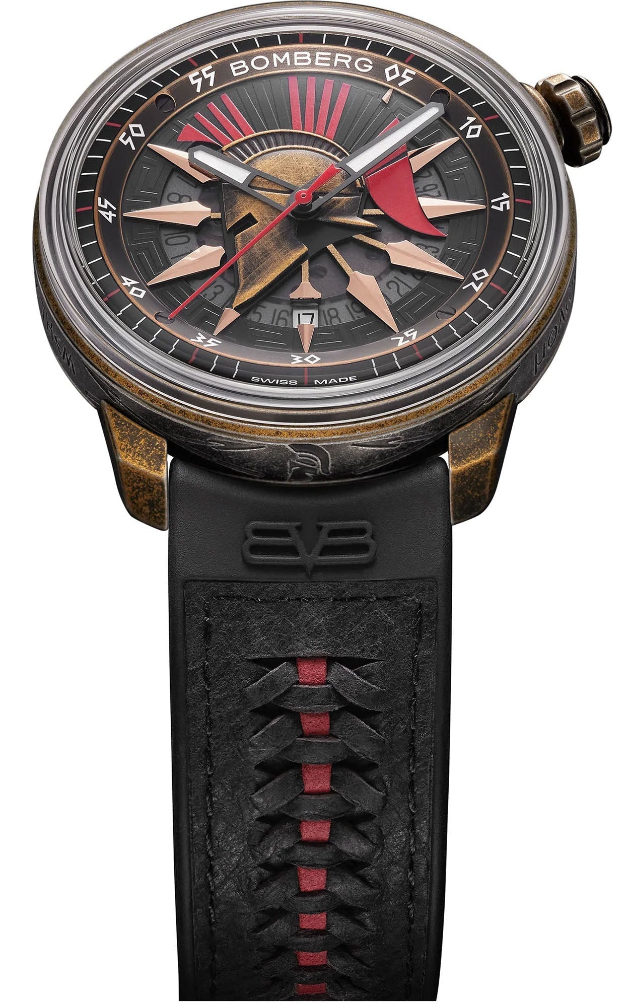 Bomberg Watch BB-01 Auto Spartan Red Black Limited Edition CT43APBR.31-2.11 Image 3