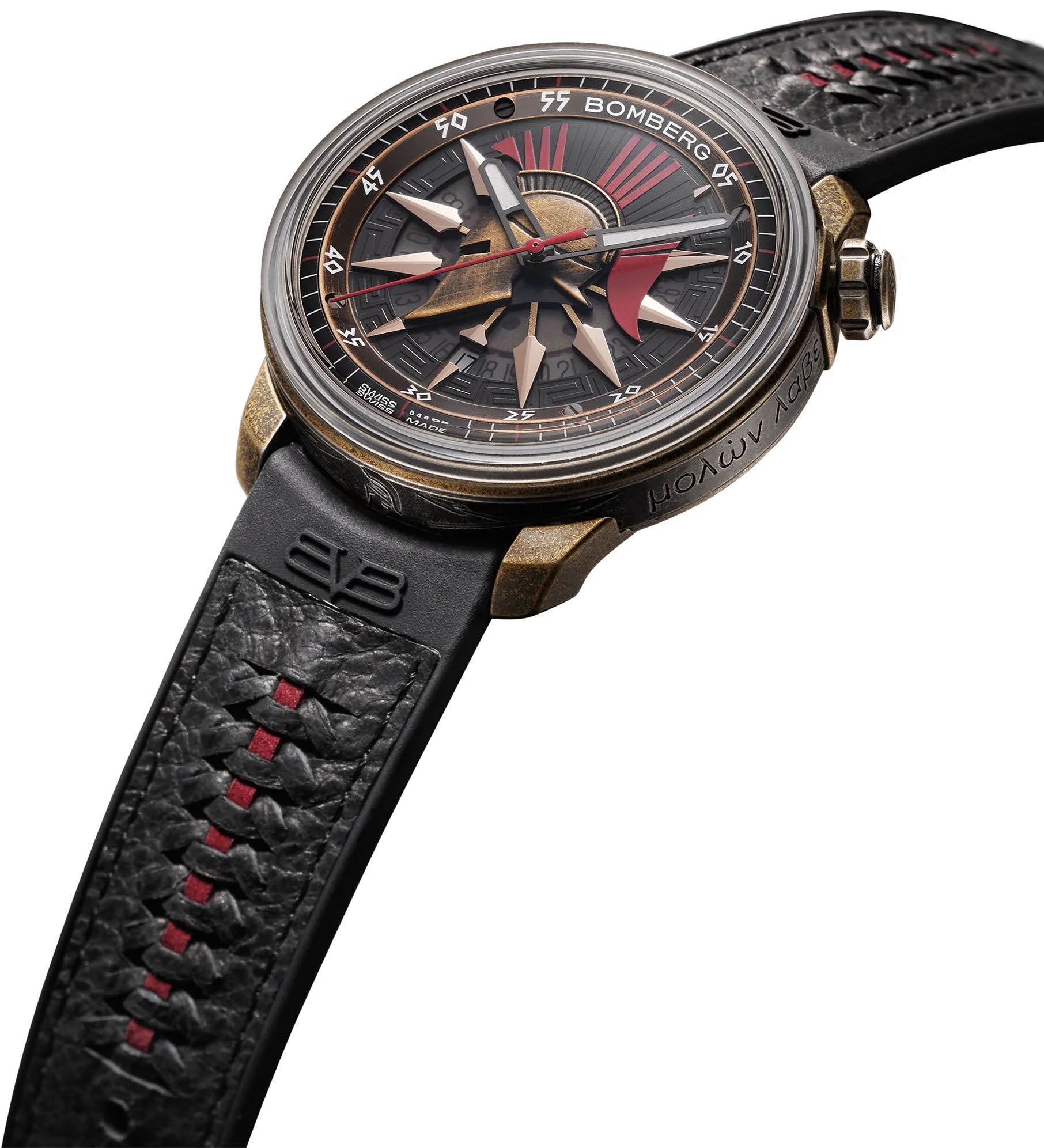 Bomberg Watch BB-01 Auto Spartan Red Black Limited Edition CT43APBR.31-2.11 Image 4