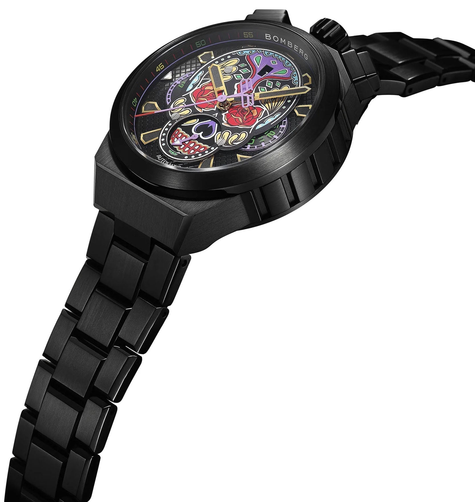 Bomberg Watch Bolt-68 Neo Auto Chrono And Shaving Kit BF44CHAPBA.04-2.12 / SHAV.KIT-SS.01 Image 4