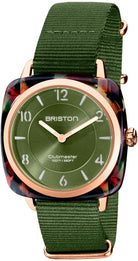 Briston Clubmaster Chic HM Gold Olive Green Watch 21536.PRA.UG.26.NOL Image 1