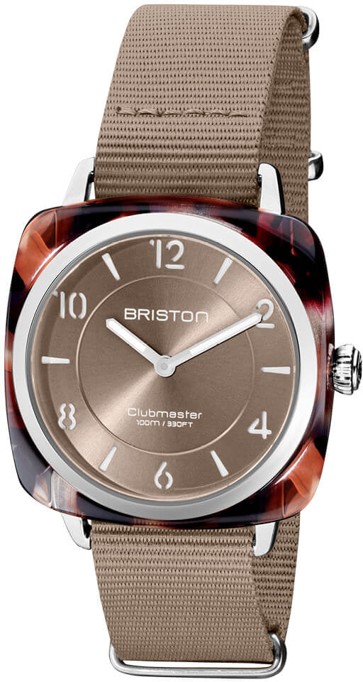 Briston Clubmaster Chic HM Grey Taupe Watch 21536.SA.UBR.30.NT Image 1