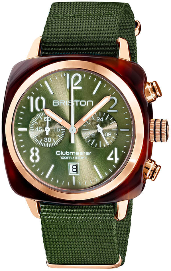 Briston Clubmaster Classic Acetate Gold Watch 19140.PRA.T.26.NOL Image 1