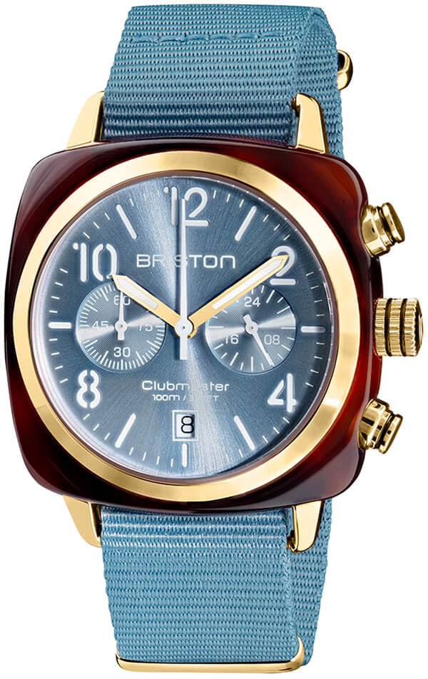 Briston Clubmaster Classic Acetate Gold Watch 19140.PYA.T.25.NIB Image 1